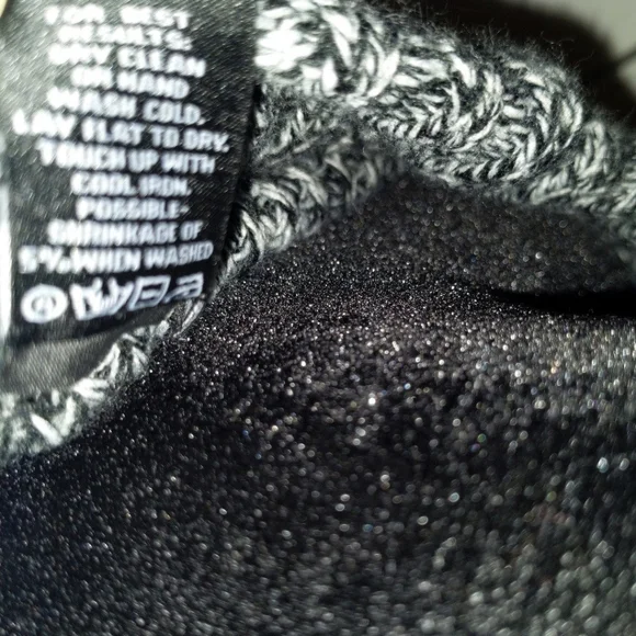 Karen Kane High Low Designed Black & White Tweed Sweater NWT MSRP $118 - Picture 7 of 7